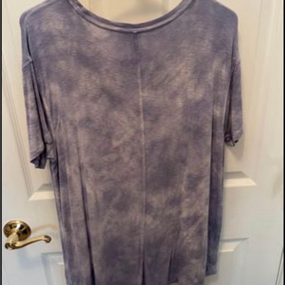 American Eagle ~ Blue Tie Dye Oversized Soft Shirt ~ Size Small (runs big) - Picture 4 of 5